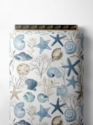 Starfish ocean and sky style with blue,white colors