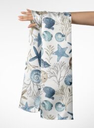 Starfish ocean and sky style with blue,white colors - Image 3