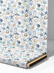 Starfish ocean and sky style with blue,white colors - Image 4