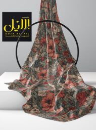 Petal flower style with red,green colors - Image 2