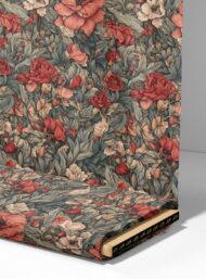 Petal flower style with red,green colors - Image 4