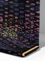 Circle abstract style with black,pink colors - Image 4