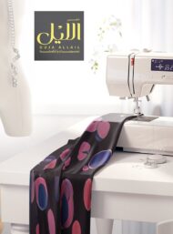 Circle abstract style with black,pink colors - Image 7