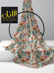 Petal flower style with pink,green colors - Image 2