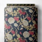 Leaf flower style with red,green colors