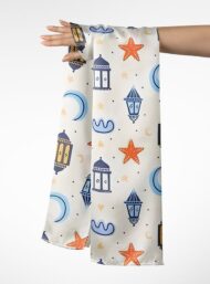 Lantern mixed style with blue,orange colors - Image 3