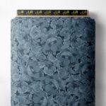 Petal flower style with blue colors