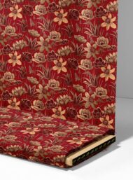 Bloom flower style with red,brown colors - Image 4