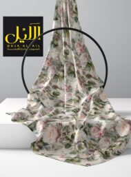 Rose flower style with pink,green colors - Image 2