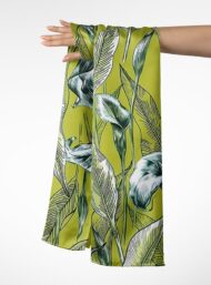 Leaf flower style with green,white colors - Image 3