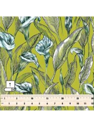 Leaf flower style with green,white colors - Image 5