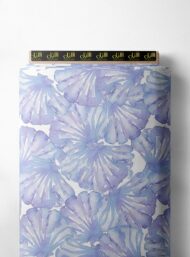 Petal flower style with blue,white colors