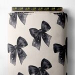 Bow others style with black, white colors