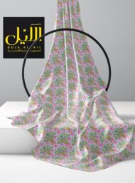 Petal flower style with pink,green colors - Image 2