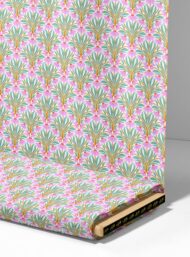 Petal flower style with pink,green colors - Image 4