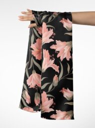 Bloom flower style with pink,green colors - Image 3