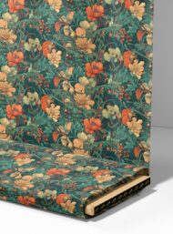 Petal flower style with orange,green colors - Image 4