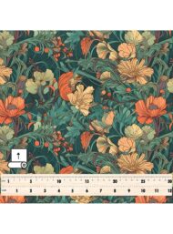 Petal flower style with orange,green colors - Image 5