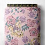 Bloom flower style with pink,purple colors