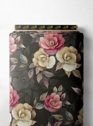 Petal flower style with red,white colors