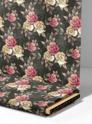 Petal flower style with red,white colors - Image 4