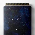 Space ocean and sky style with purple,blue colors