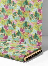 Tree nature style with green,pink colors - Image 4