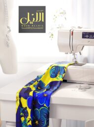 Petal flower style with blue,yellow colors - Image 7