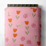 Bloom flower style with red,pink colors