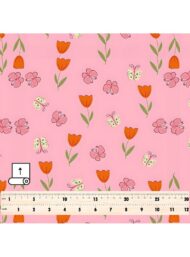 Bloom flower style with red,pink colors - Image 5