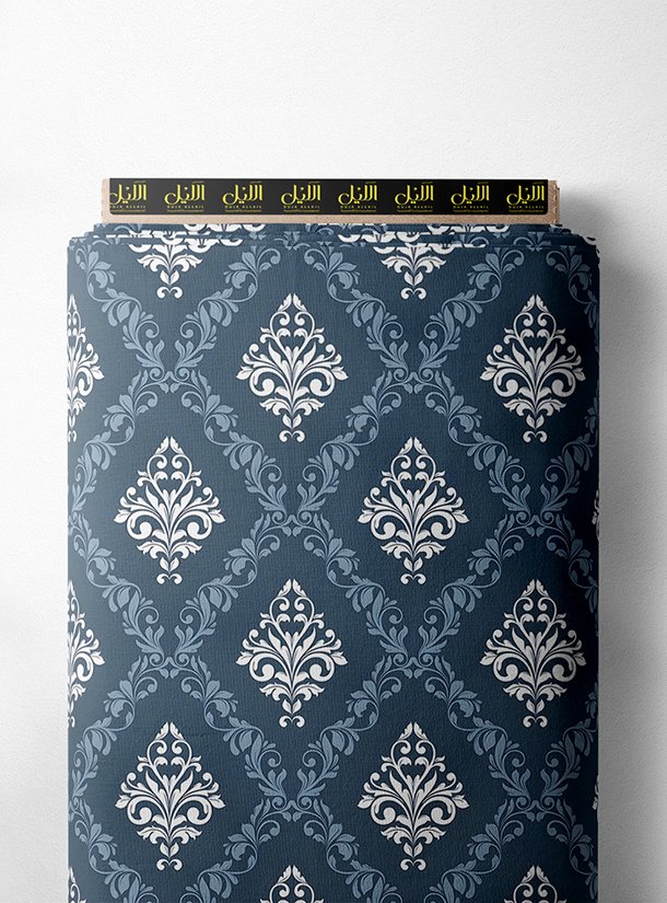 LAI01-2646_1.jpg Ornament classic style with blue, white colors - Image 1