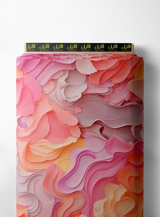 LAI01-2647_1.jpg Layer abstract style with pink,orange colors - Image 1