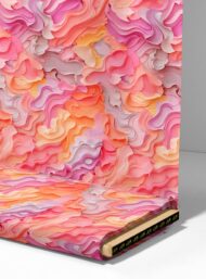 Layer abstract style with pink,orange colors - Image 4