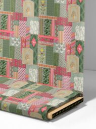 Leaf mixed style with green,pink colors - Image 4