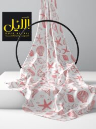 Shell ocean and sky style with pink, white colors - Image 2