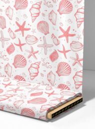 Shell ocean and sky style with pink, white colors - Image 4