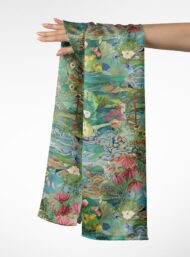 Flower nature style with green,pink colors - Image 3