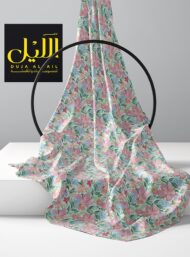 Petal flower style with pink,green colors - Image 2