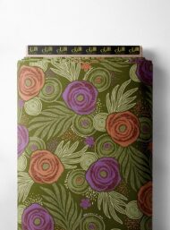 Rose flower style with purple,brown colors