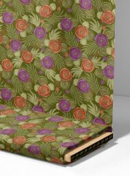 Rose flower style with purple,brown colors - Image 4