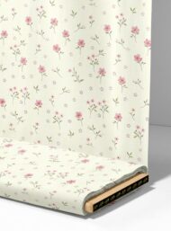 Bloom flower style with pink,green colors - Image 4