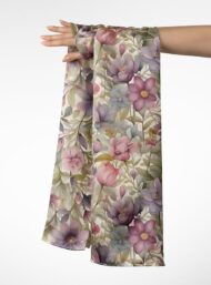 Bloom flower style with pink,purple colors - Image 3