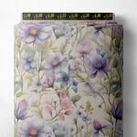 Petal flower style with purple,pink colors