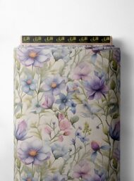 Petal flower style with purple,pink colors