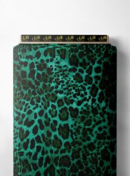 Leopard animal style with green, black colors