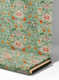 Bloom flower style with green,orange colors - Image 4