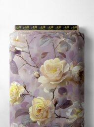 Rose flower style with yellow,white colors