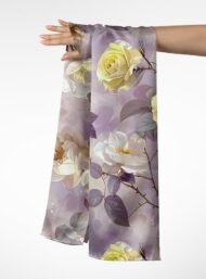 Rose flower style with yellow,white colors - Image 3