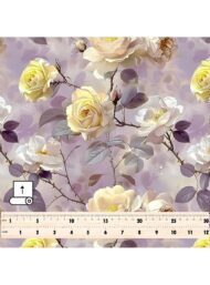 Rose flower style with yellow,white colors - Image 5