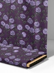 Rose flower style with purple, green colors - Image 4